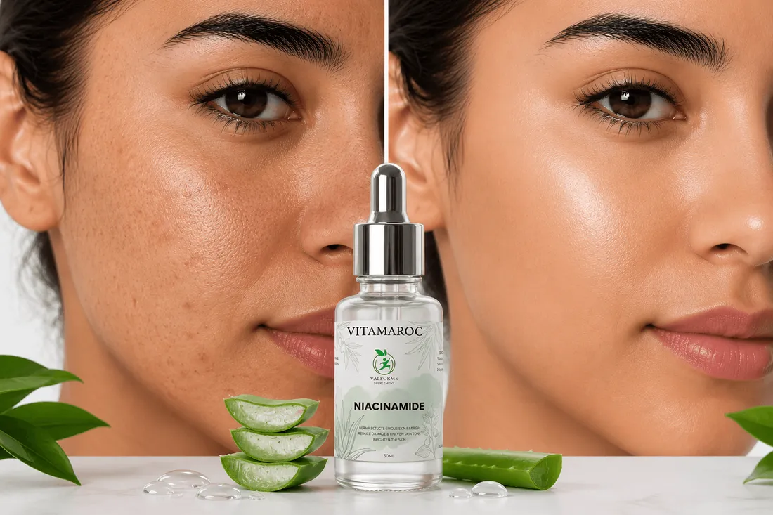 Avant Après Niacinamide