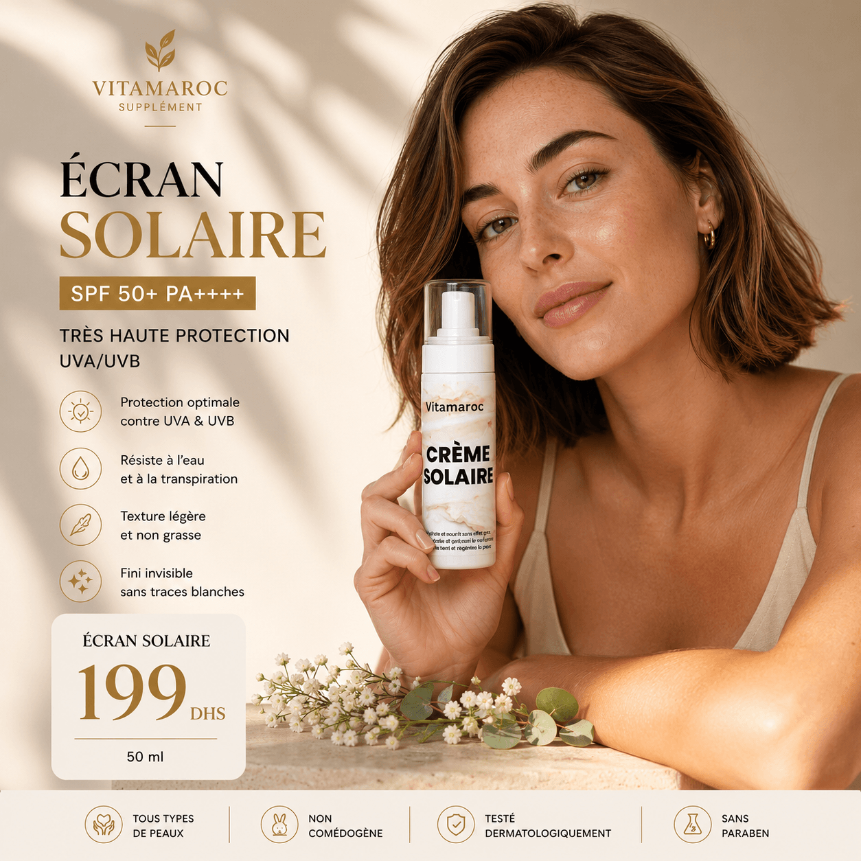 Écran Solaire SPF50+